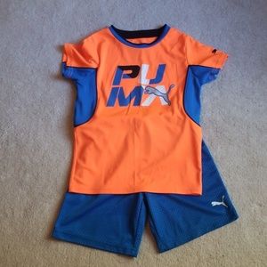 Boys Puma Short Set - Size 6